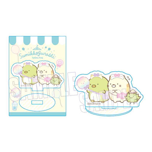 『すみっコぐらし』ミニスタンド /ぺんぎん?&ねこ&ざっそう(たぴおかパーク)